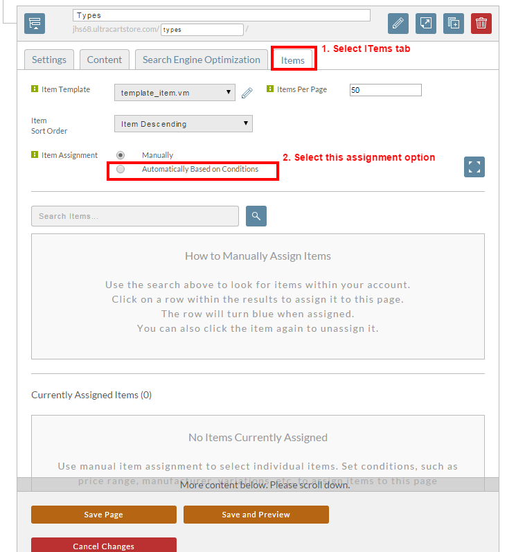 Page item assigment by conditions.PNG