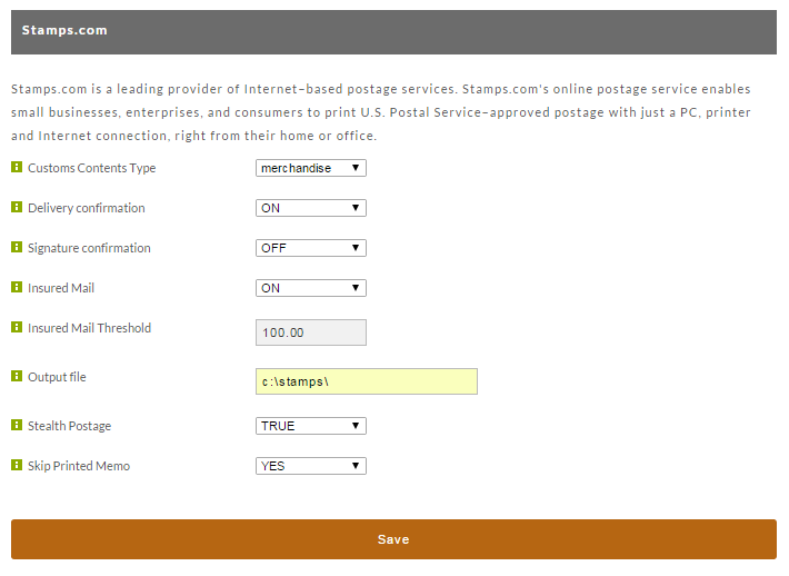 UltraCart-Stamps-configuration section-2.PNG