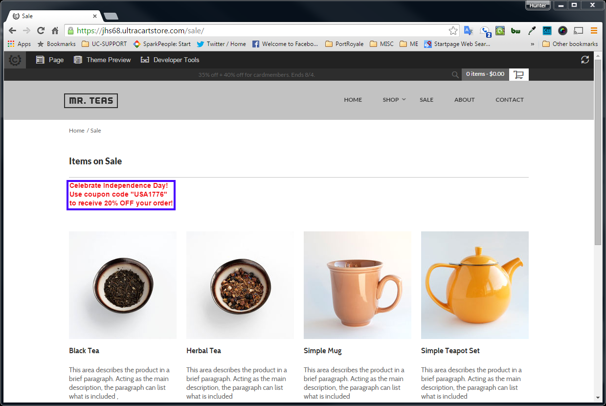 View of edited template displaying newly added sale coupon banner.PNG