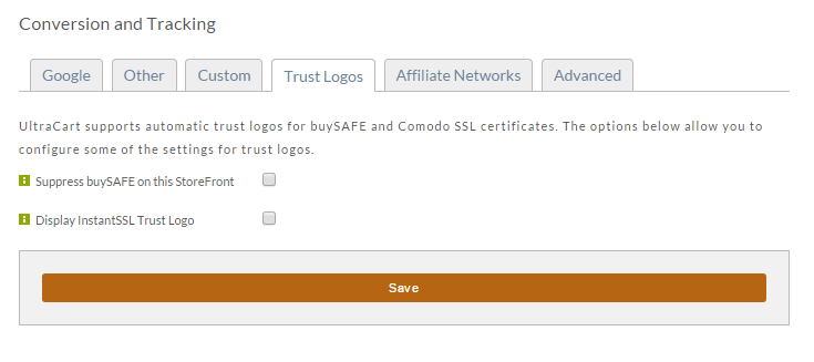 Storefronts - Conversion and Tracking - Trust Logos tab settings.PNG