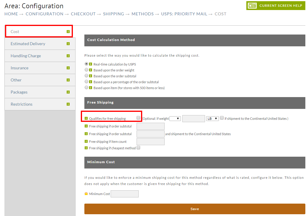 Free Shipping checkbbox field on SHIPPING METHOD EDITOR.PNG