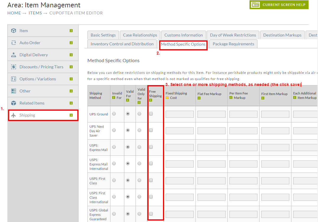 Free Shipping in Shipping tab of item editor.PNG