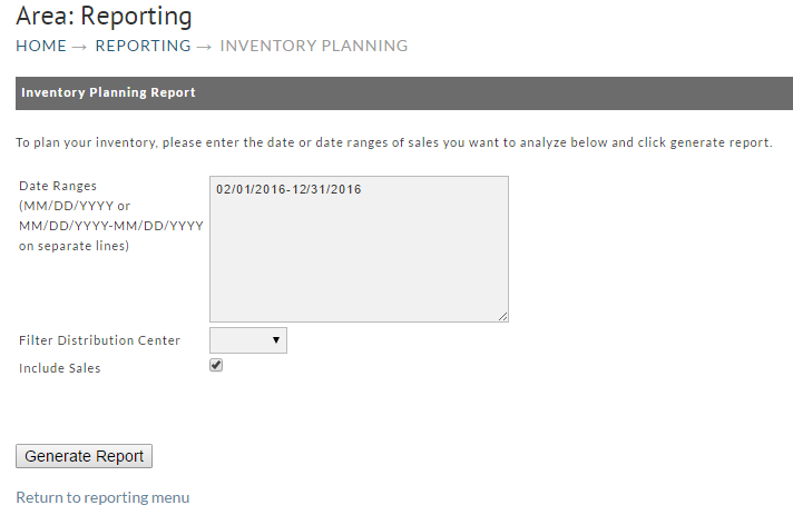 Inventory Planning Report form.PNG