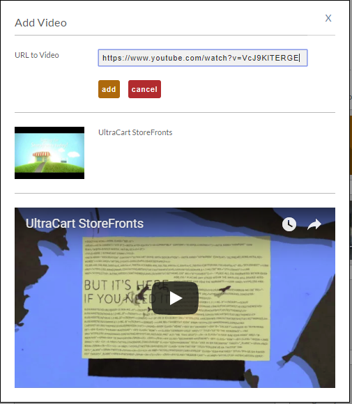 Applying video url to item editor.PNG